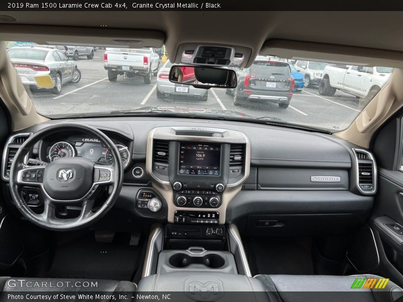 Dashboard of 2019 1500 Laramie Crew Cab 4x4