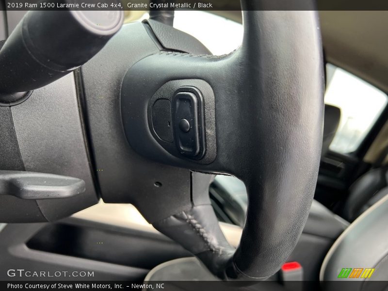 Granite Crystal Metallic / Black 2019 Ram 1500 Laramie Crew Cab 4x4