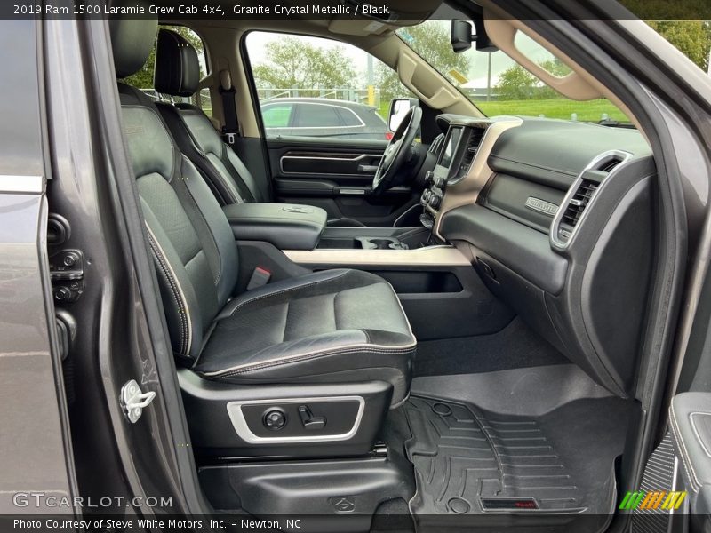 Front Seat of 2019 1500 Laramie Crew Cab 4x4