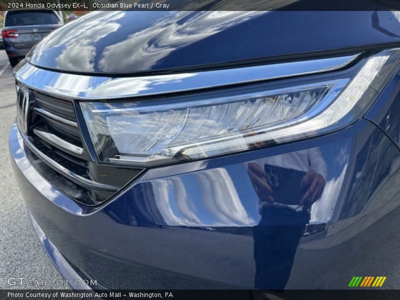 Obsidian Blue Pearl / Gray 2024 Honda Odyssey EX-L