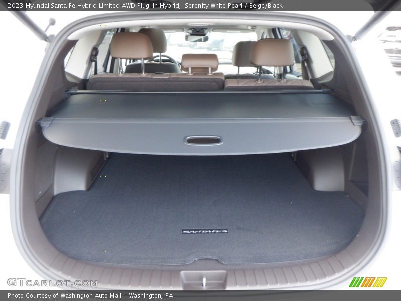 2023 Santa Fe Hybrid Limited AWD Plug-In Hybrid Trunk