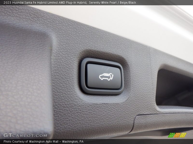 Serenity White Pearl / Beige/Black 2023 Hyundai Santa Fe Hybrid Limited AWD Plug-In Hybrid