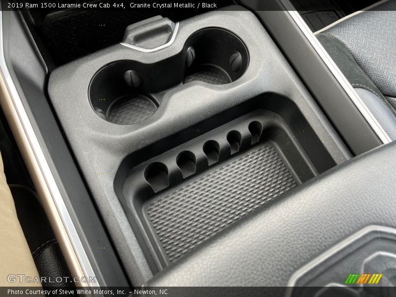 Granite Crystal Metallic / Black 2019 Ram 1500 Laramie Crew Cab 4x4