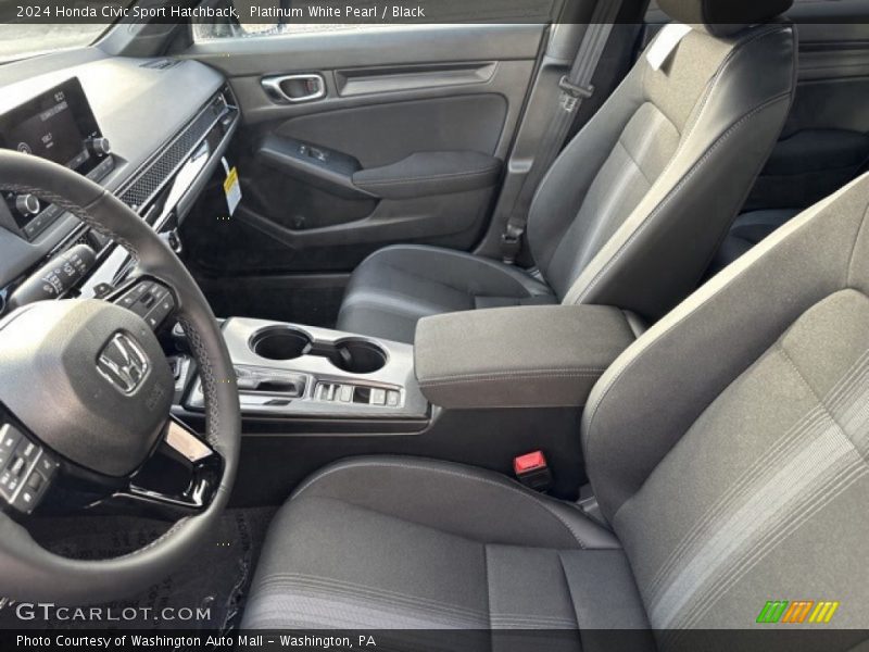 Front Seat of 2024 Civic Sport Hatchback
