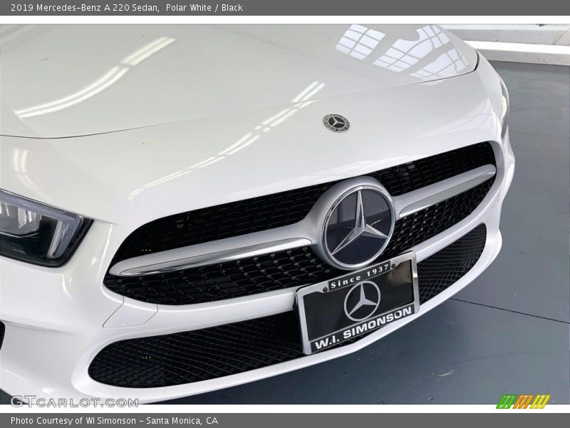 Polar White / Black 2019 Mercedes-Benz A 220 Sedan