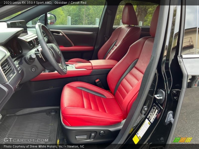  2020 RX 350 F Sport AWD Circuit Red Interior