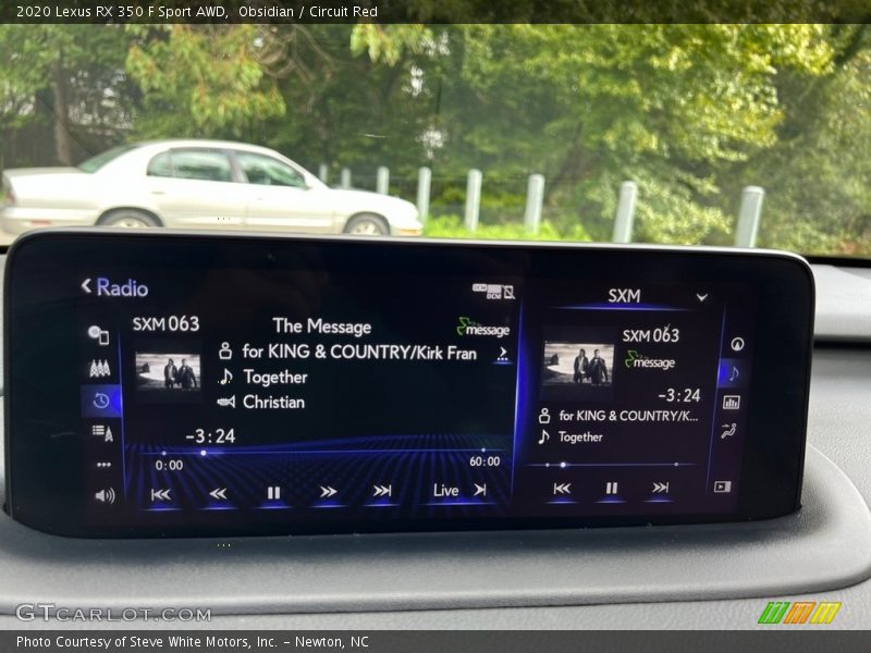 Controls of 2020 RX 350 F Sport AWD