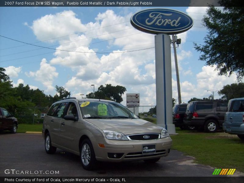 Pueblo Gold Metallic / Dark Pebble/Light Pebble 2007 Ford Focus ZXW SES Wagon