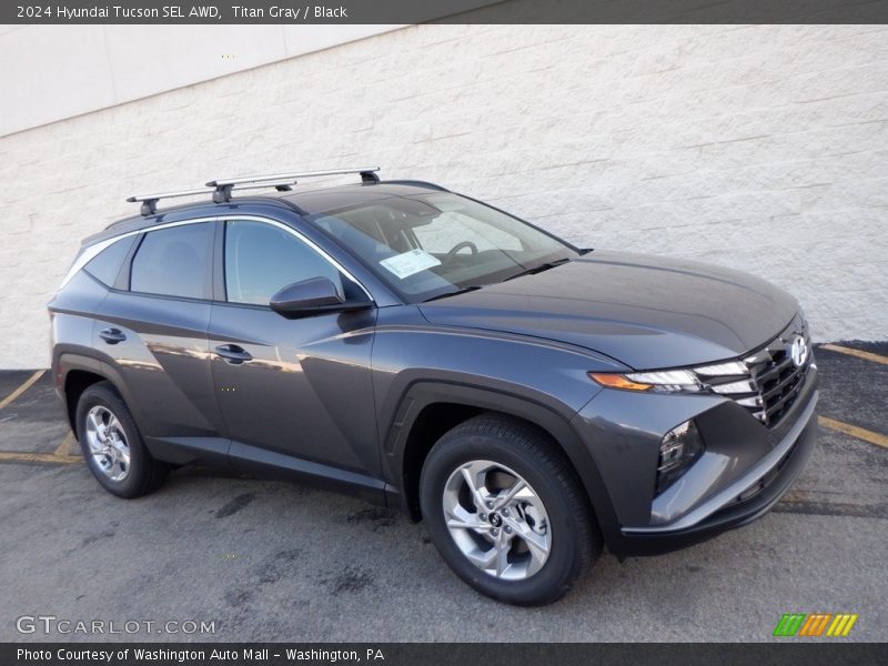 Front 3/4 View of 2024 Tucson SEL AWD