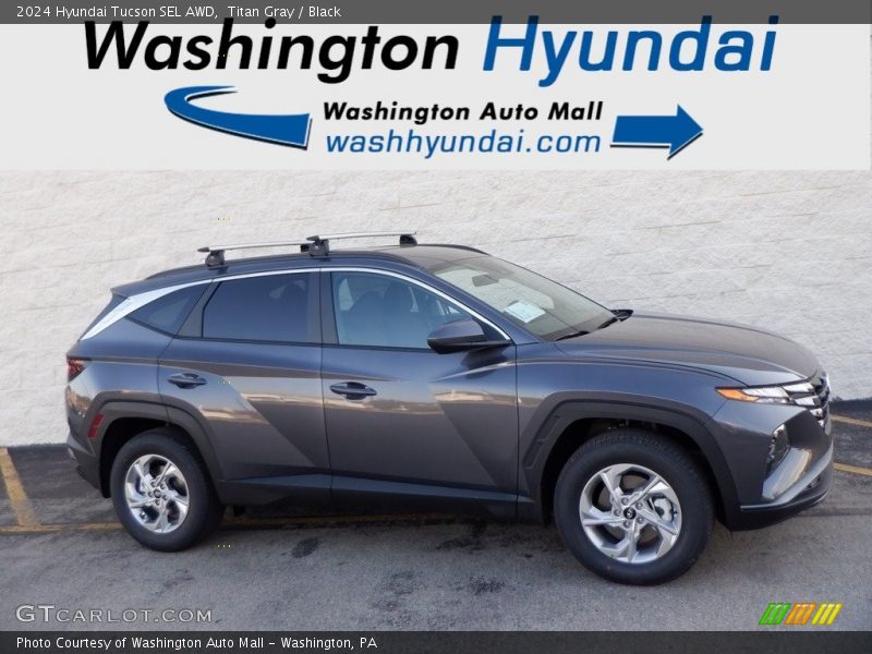 Titan Gray / Black 2024 Hyundai Tucson SEL AWD