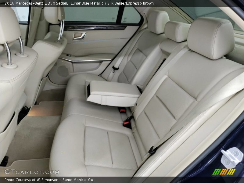 Rear Seat of 2016 E 350 Sedan