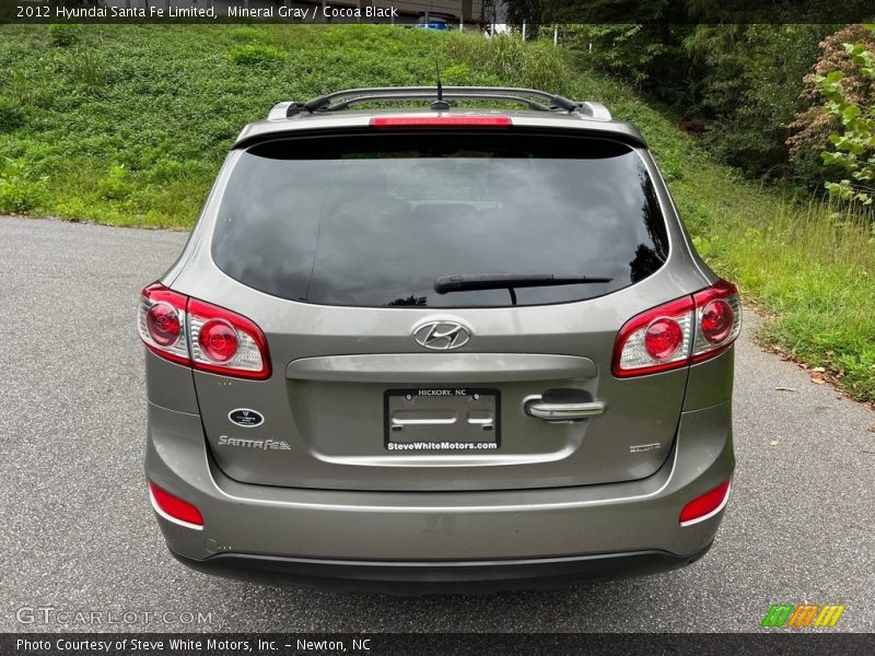 Mineral Gray / Cocoa Black 2012 Hyundai Santa Fe Limited