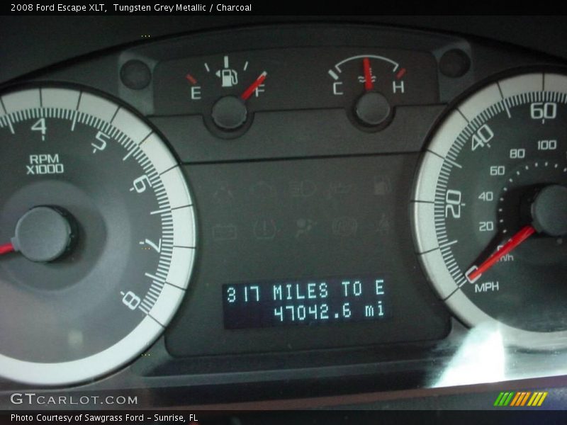 Tungsten Grey Metallic / Charcoal 2008 Ford Escape XLT