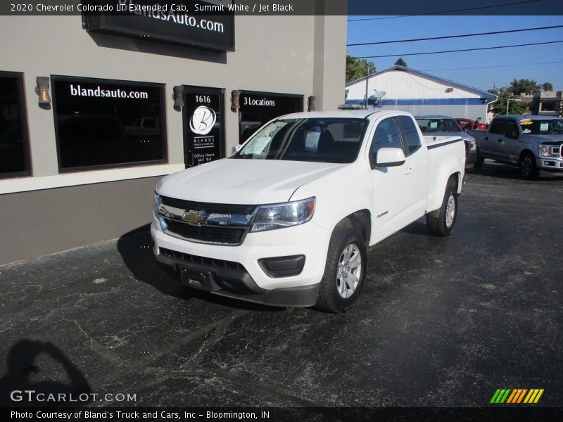 Summit White / Jet Black 2020 Chevrolet Colorado LT Extended Cab
