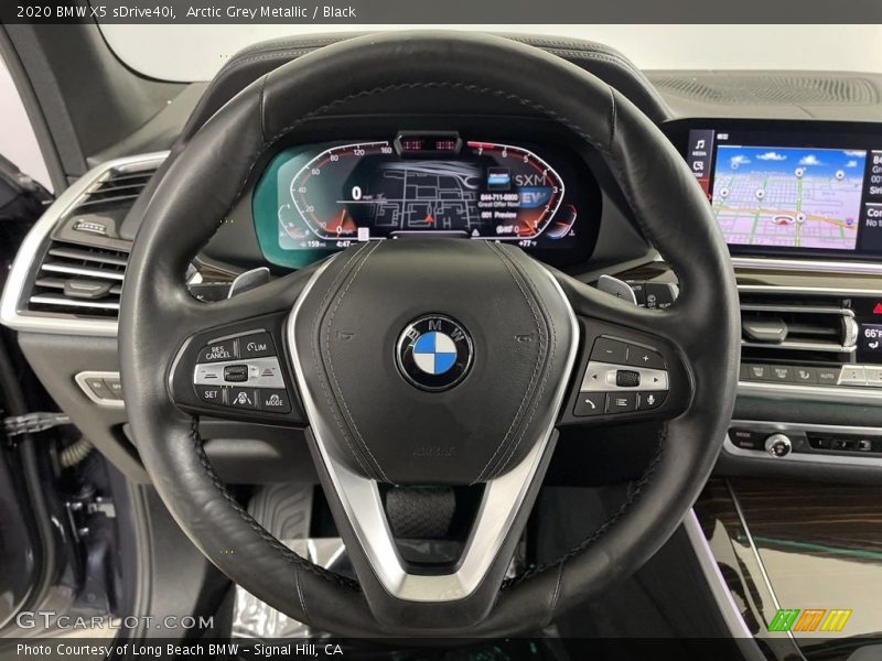 Arctic Grey Metallic / Black 2020 BMW X5 sDrive40i