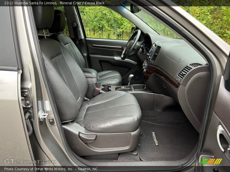 Front Seat of 2012 Santa Fe Limited