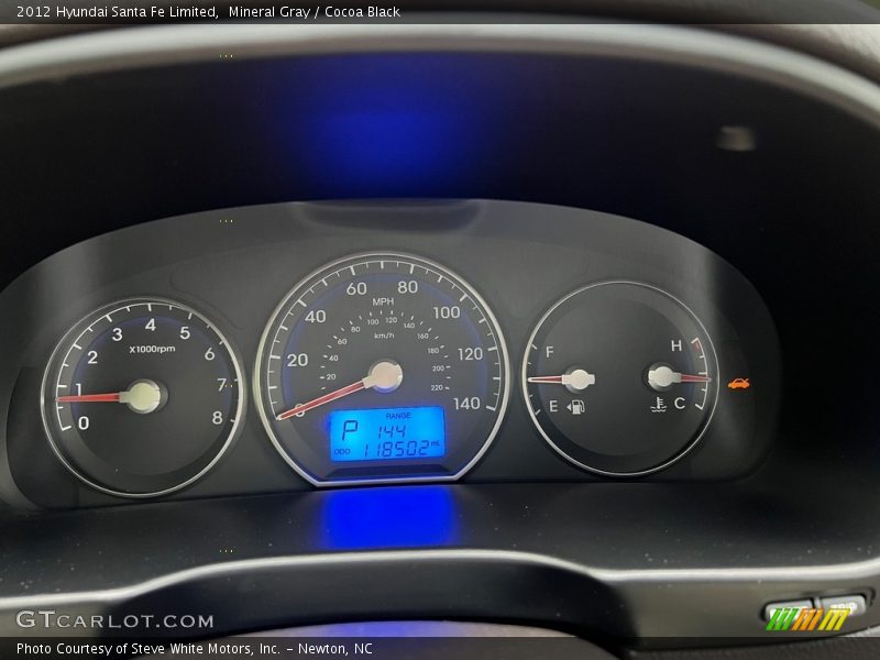  2012 Santa Fe Limited Limited Gauges