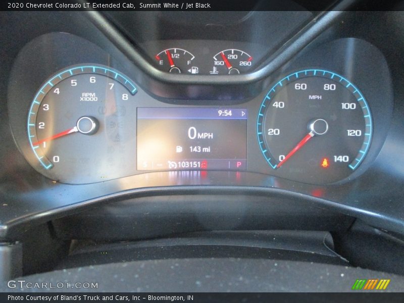 Summit White / Jet Black 2020 Chevrolet Colorado LT Extended Cab