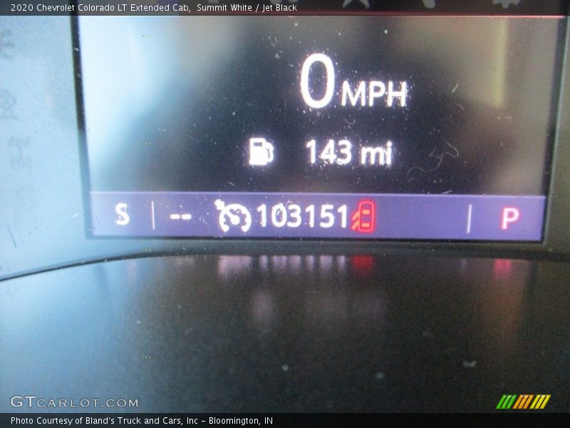 Summit White / Jet Black 2020 Chevrolet Colorado LT Extended Cab