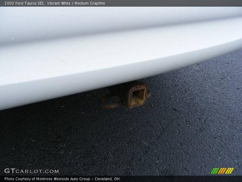 Vibrant White / Medium Graphite 2003 Ford Taurus SES