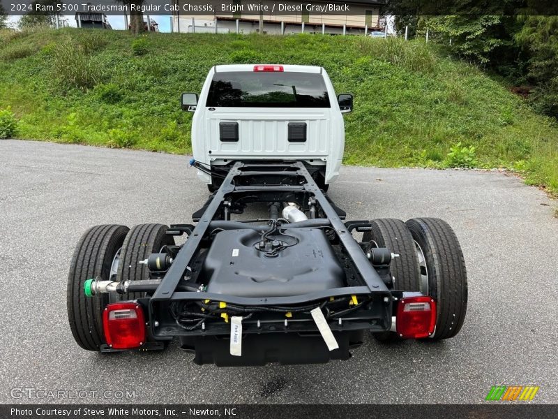 Bright White / Diesel Gray/Black 2024 Ram 5500 Tradesman Regular Cab Chassis