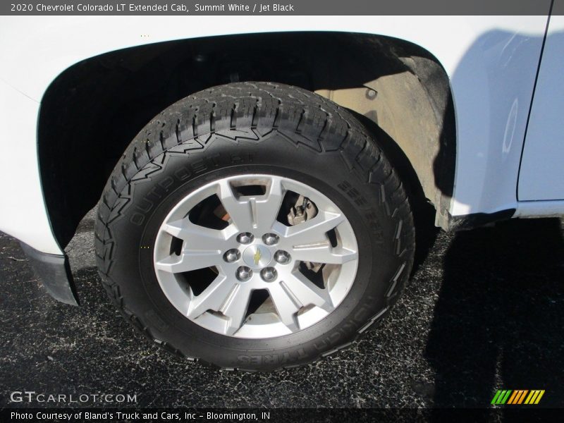 Summit White / Jet Black 2020 Chevrolet Colorado LT Extended Cab