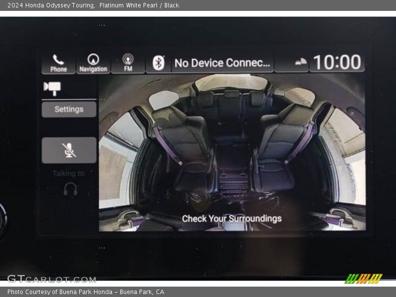Controls of 2024 Odyssey Touring