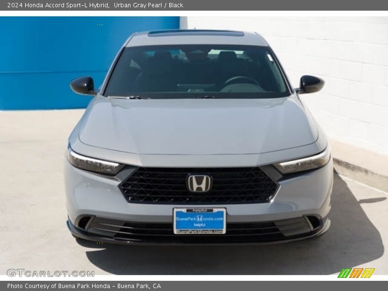 Urban Gray Pearl / Black 2024 Honda Accord Sport-L Hybrid