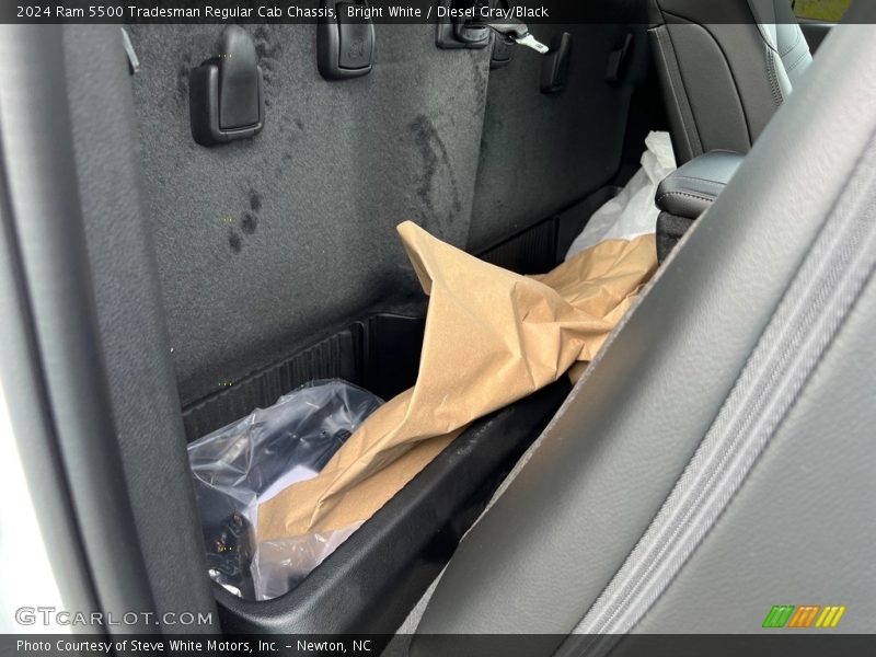 Bright White / Diesel Gray/Black 2024 Ram 5500 Tradesman Regular Cab Chassis