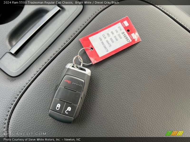 Keys of 2024 5500 Tradesman Regular Cab Chassis