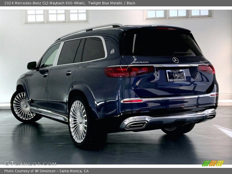 Twilight Blue Metallic / Black 2024 Mercedes-Benz GLS Maybach 600 4Matic