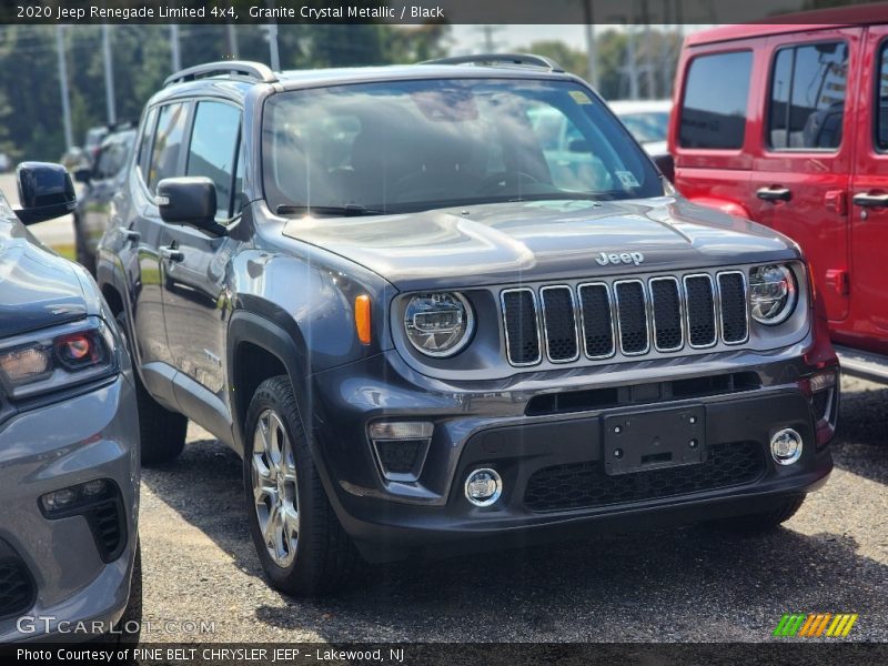 Granite Crystal Metallic / Black 2020 Jeep Renegade Limited 4x4