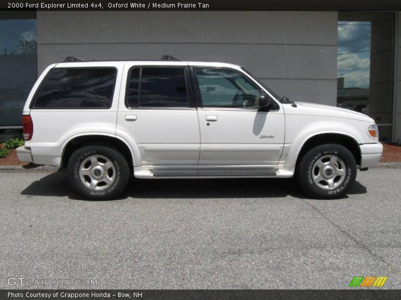 Oxford White / Medium Prairie Tan 2000 Ford Explorer Limited 4x4