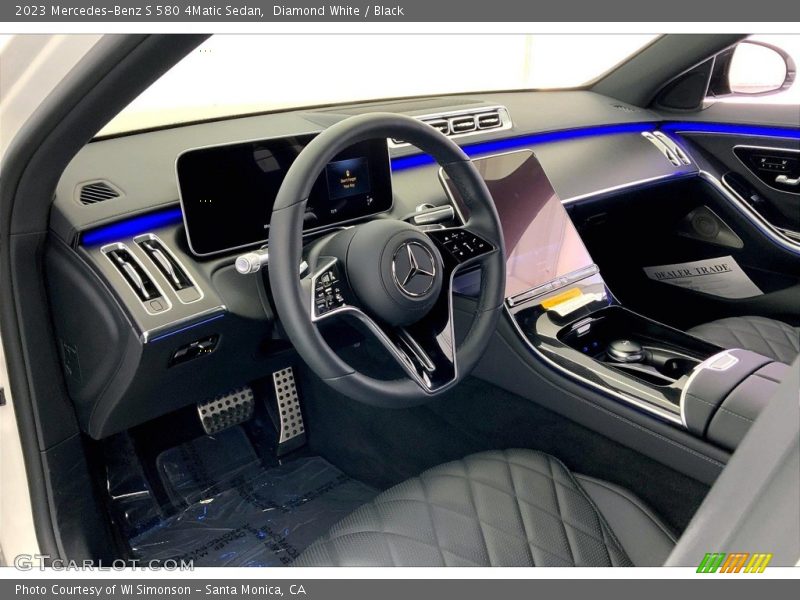  2023 S 580 4Matic Sedan Black Interior