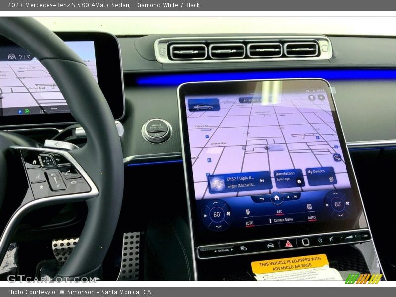 Navigation of 2023 S 580 4Matic Sedan