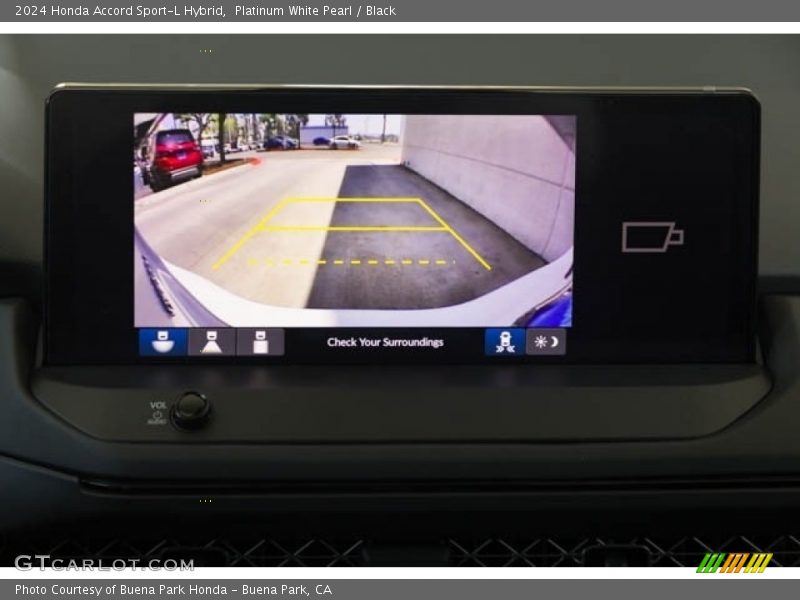 Platinum White Pearl / Black 2024 Honda Accord Sport-L Hybrid