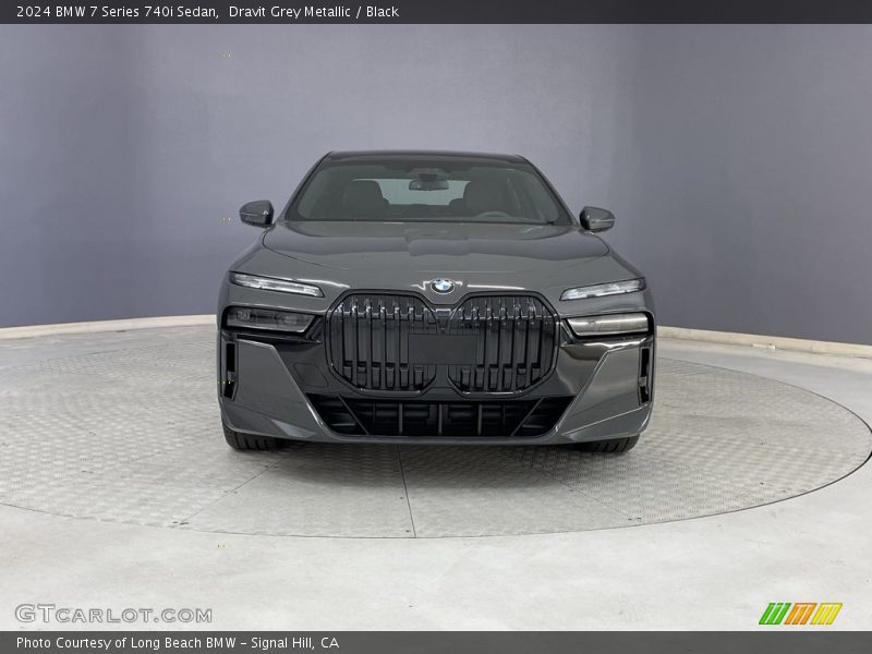 Dravit Grey Metallic / Black 2024 BMW 7 Series 740i Sedan