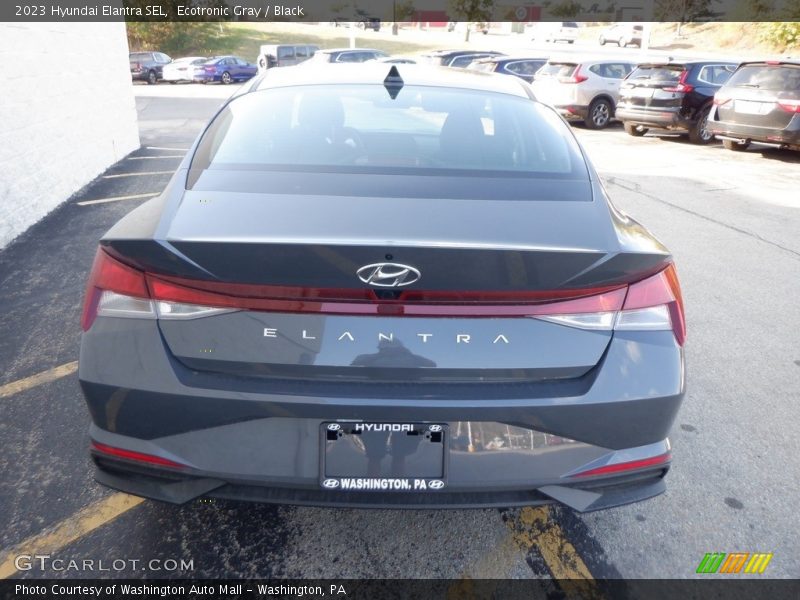 Ecotronic Gray / Black 2023 Hyundai Elantra SEL