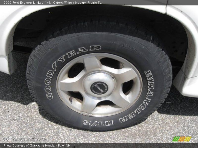 Oxford White / Medium Prairie Tan 2000 Ford Explorer Limited 4x4