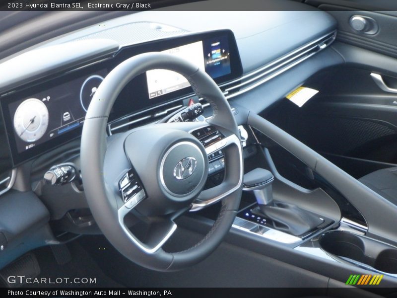 Ecotronic Gray / Black 2023 Hyundai Elantra SEL