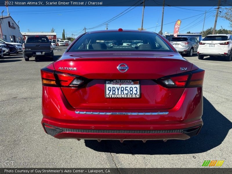 Scarlet Ember Tintcoat / Charcoal 2022 Nissan Altima SV
