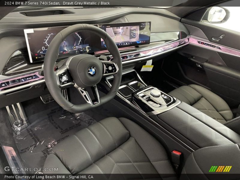  2024 7 Series 740i Sedan Black Interior