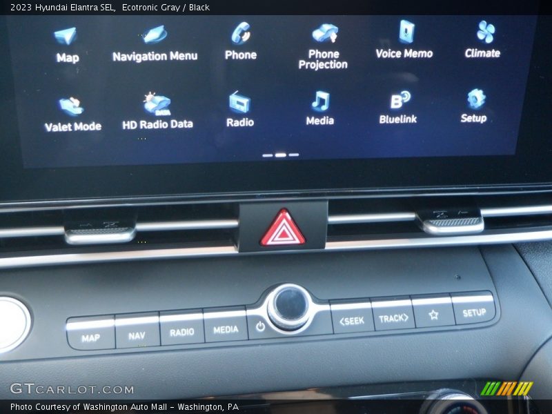 Ecotronic Gray / Black 2023 Hyundai Elantra SEL