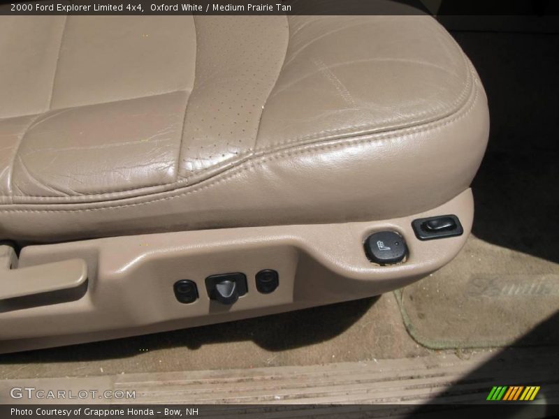 Oxford White / Medium Prairie Tan 2000 Ford Explorer Limited 4x4