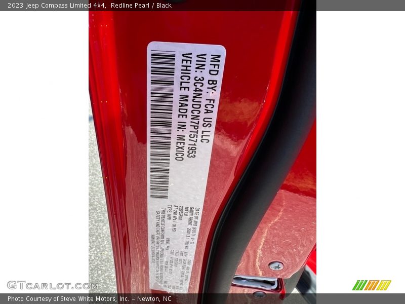 Redline Pearl / Black 2023 Jeep Compass Limited 4x4