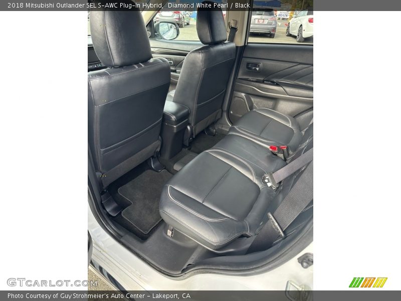 Rear Seat of 2018 Outlander SEL S-AWC Plug-In Hybrid