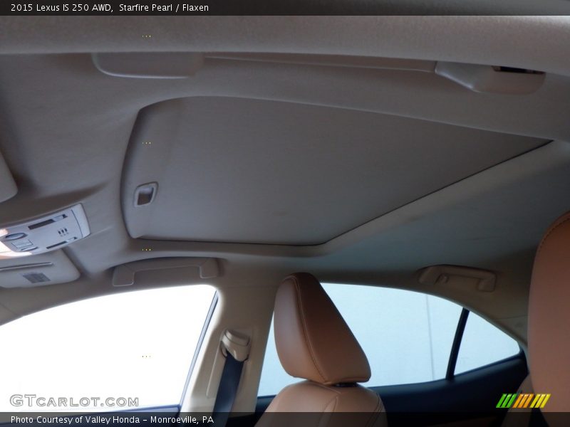 Starfire Pearl / Flaxen 2015 Lexus IS 250 AWD