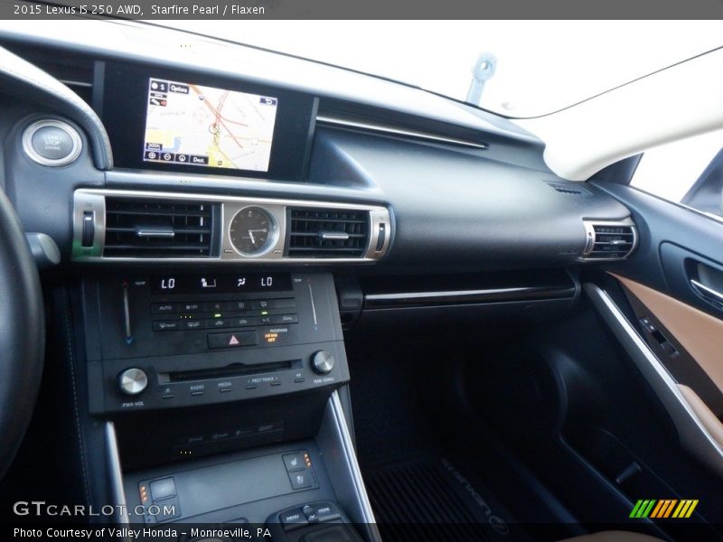 Starfire Pearl / Flaxen 2015 Lexus IS 250 AWD