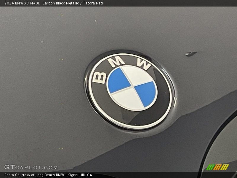 Carbon Black Metallic / Tacora Red 2024 BMW X3 M40i