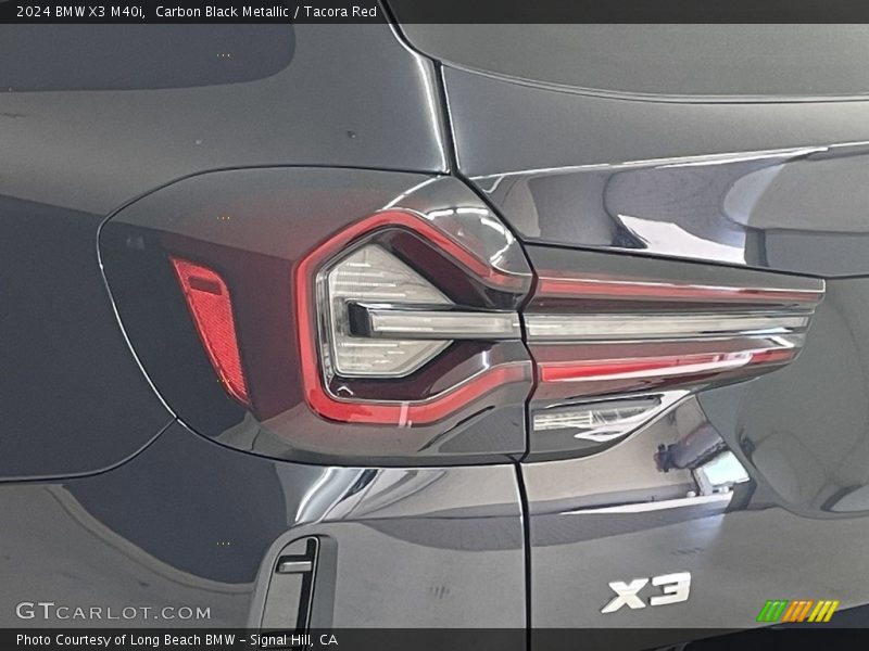 Carbon Black Metallic / Tacora Red 2024 BMW X3 M40i